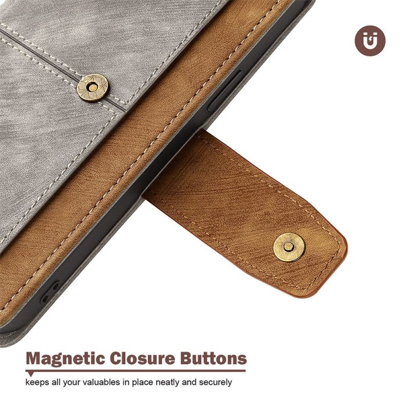 Δερματινη Θηκη Realme 14 Pro Plus 5g Κλείδωμα Rfid Με Vintage Σχέδιο