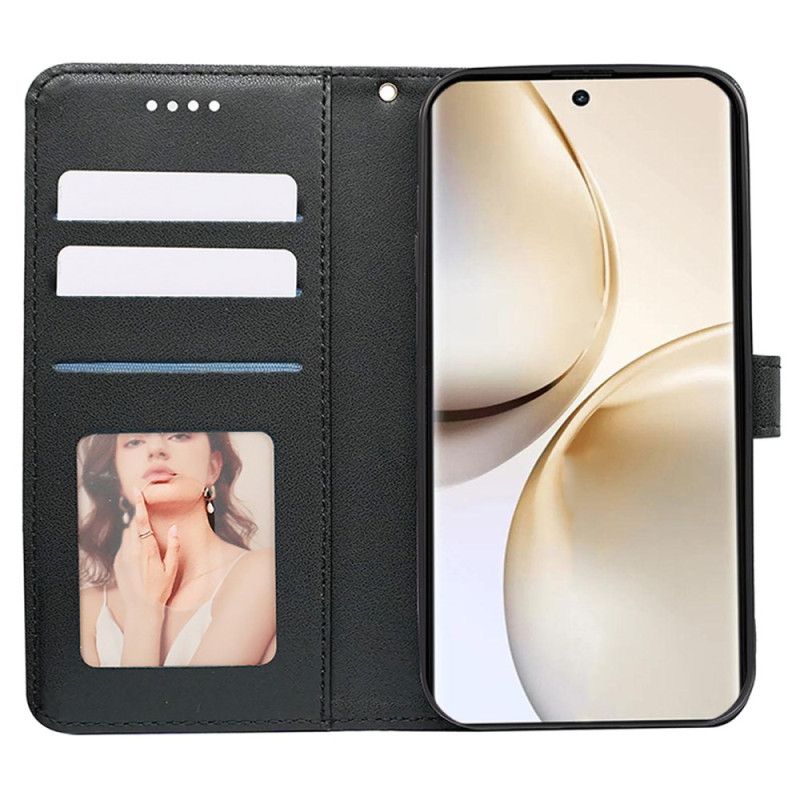 Δερματινη Θηκη Realme 14 Pro Plus 5g Λουράκι Με Κυβικό Σχέδιο