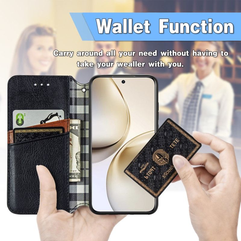 Δερματινη Θηκη Realme 14 Pro Plus 5g Vintage Εφέ Σουέτ