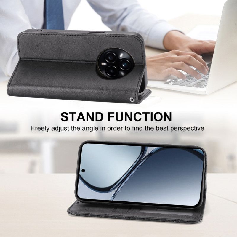 Δερματινη Θηκη Realme 14 Pro Plus 5g Υφή Με Λουρί