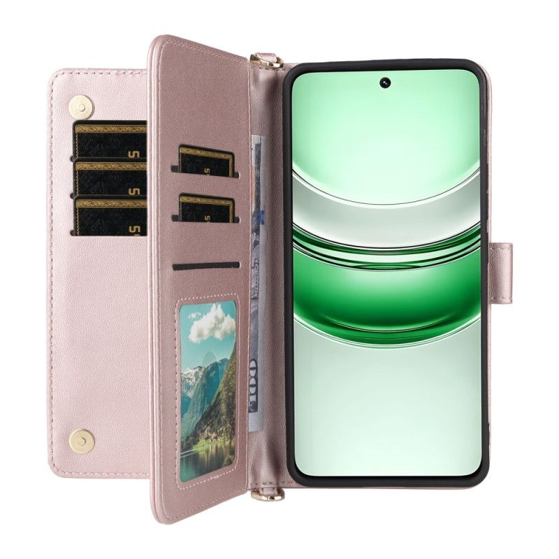 Δερματινη Θηκη Realme 14x 5g Καπιτονέ Με Λουράκι Και Ώμο