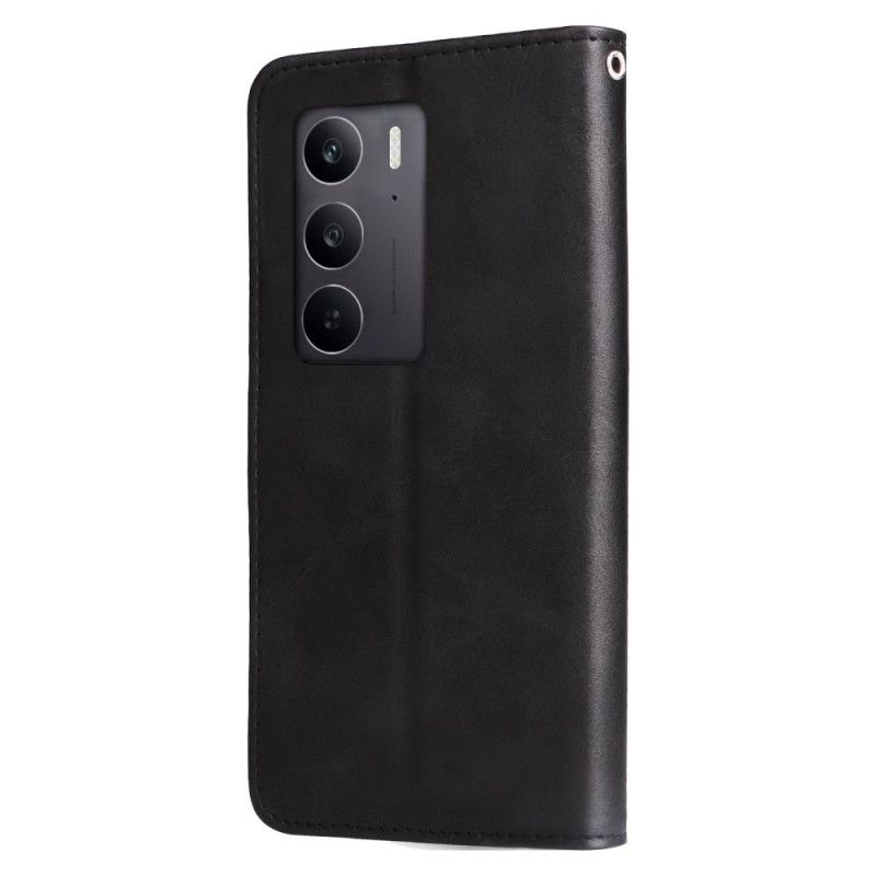 Δερματινη Θηκη Realme 14x 5g Τσάντα Με Φερμουάρ