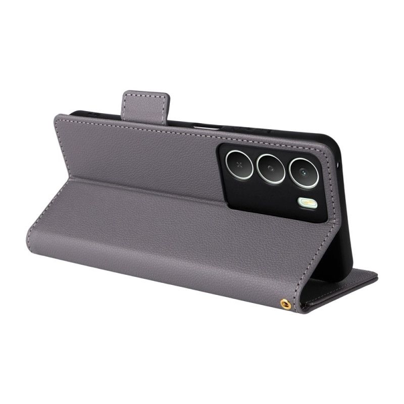 Δερματινη Θηκη Realme 14x 5g Υφή Λίτσι Με Κορδόνι