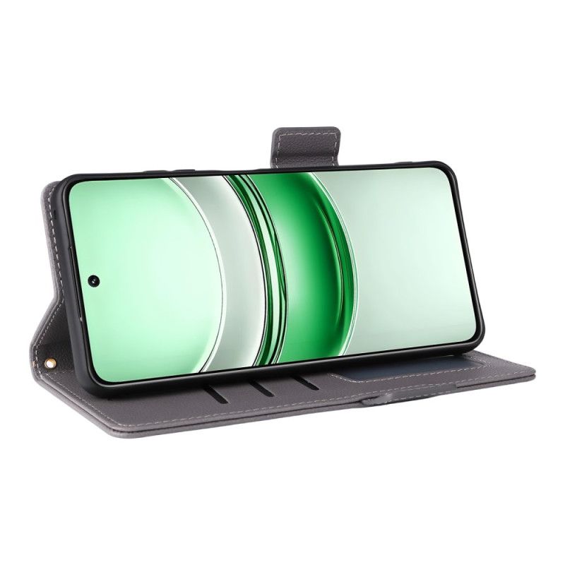 Δερματινη Θηκη Realme 14x 5g Υφή Λίτσι Με Κορδόνι