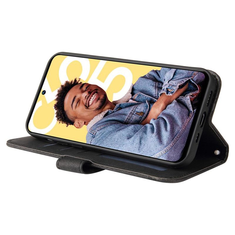 Δερματινη Θηκη Realme C55 Διακοσμητικό Πριτσίνι Με Εφέ Σουέτ