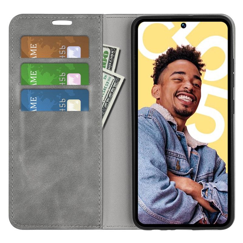 Δερματινη Θηκη Realme C55 Κλασικό Σιλικόνης