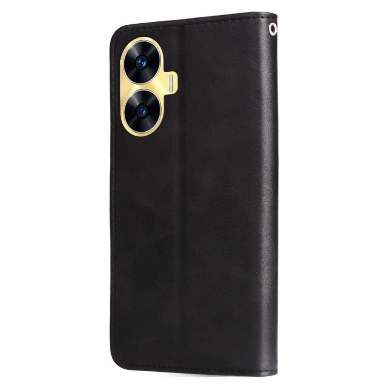 Δερματινη Θηκη Realme C55 Πορτοφόλι Με Κέρματα Μπροστά Σιλικόνης