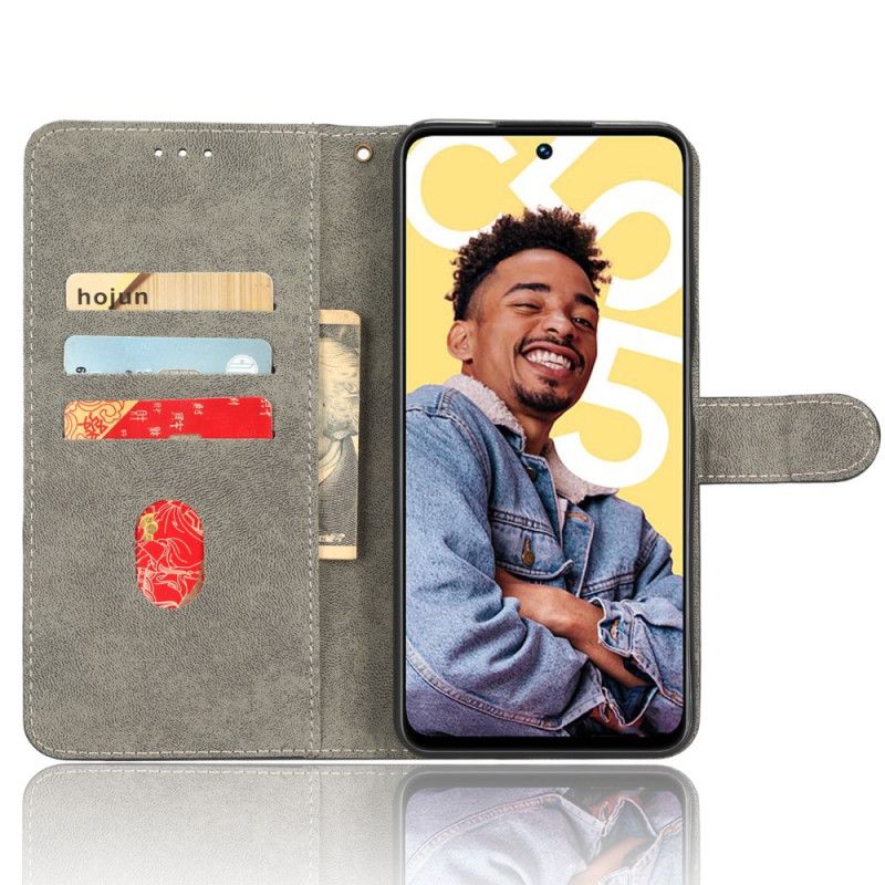 Δερματινη Θηκη Realme C55 Πορτοφόλι Με Λουράκι Rfid