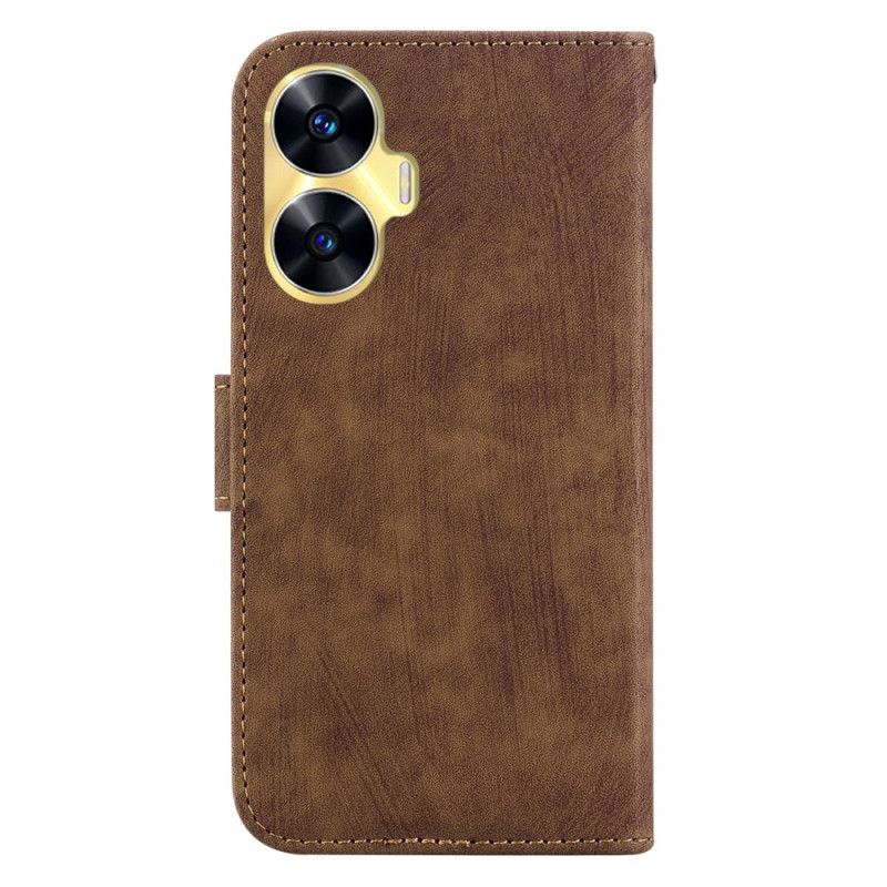 Δερματινη Θηκη Realme C55 Χαριτωμένη Τίγρης