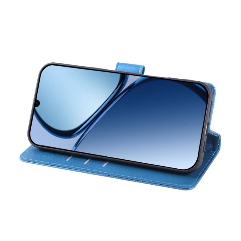 Δερματινη Θηκη Realme C61 Δαντέλα Με Λουλούδια