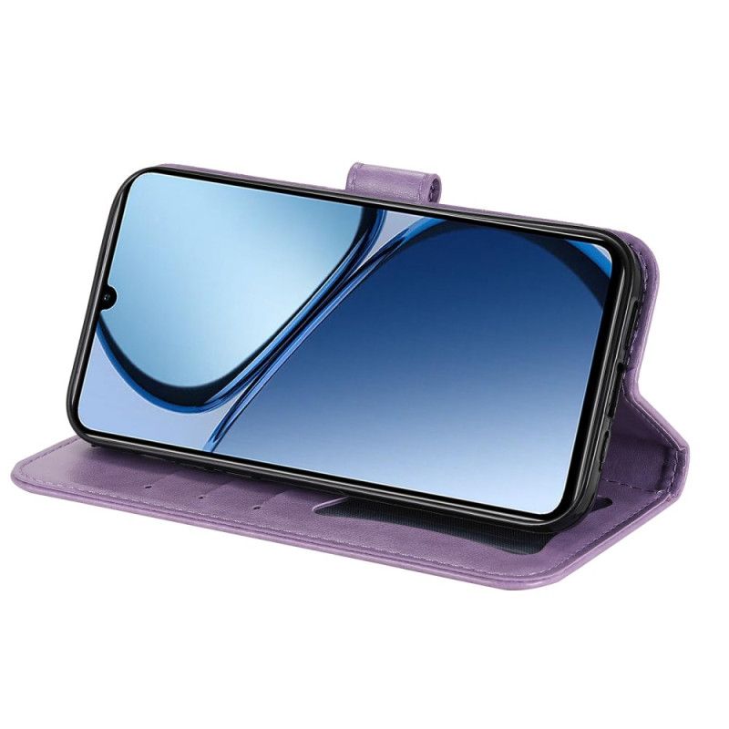 Δερματινη Θηκη Realme C63 Στάμπα Μάνταλα