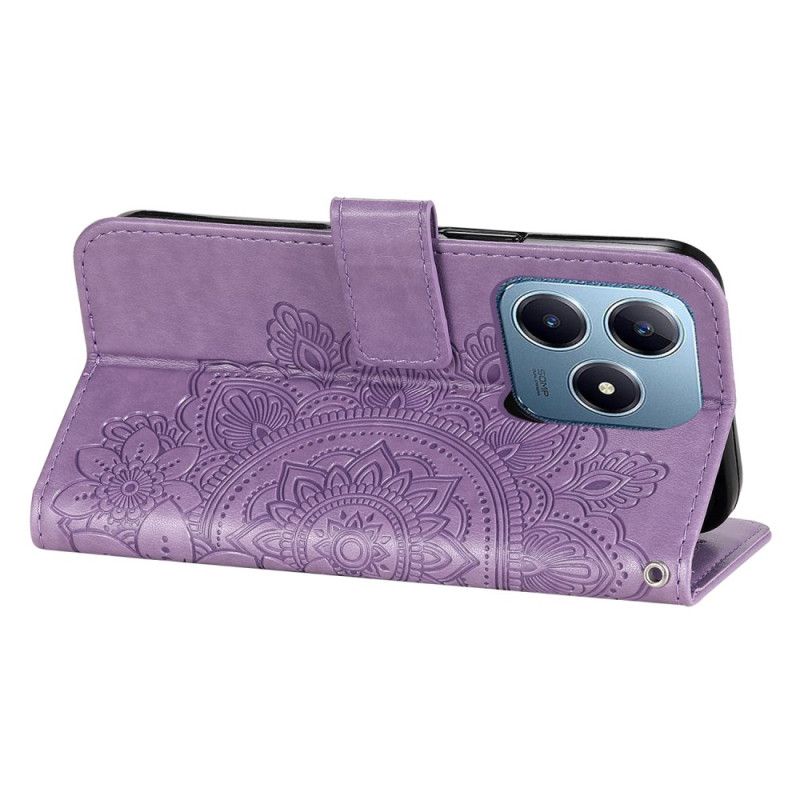 Δερματινη Θηκη Realme C63 Στάμπα Μάνταλα