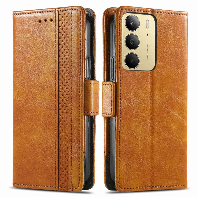 Δερματινη Θηκη Realme C75 Caseneo Rfid Μπλοκάρισμα Σιλικόνης