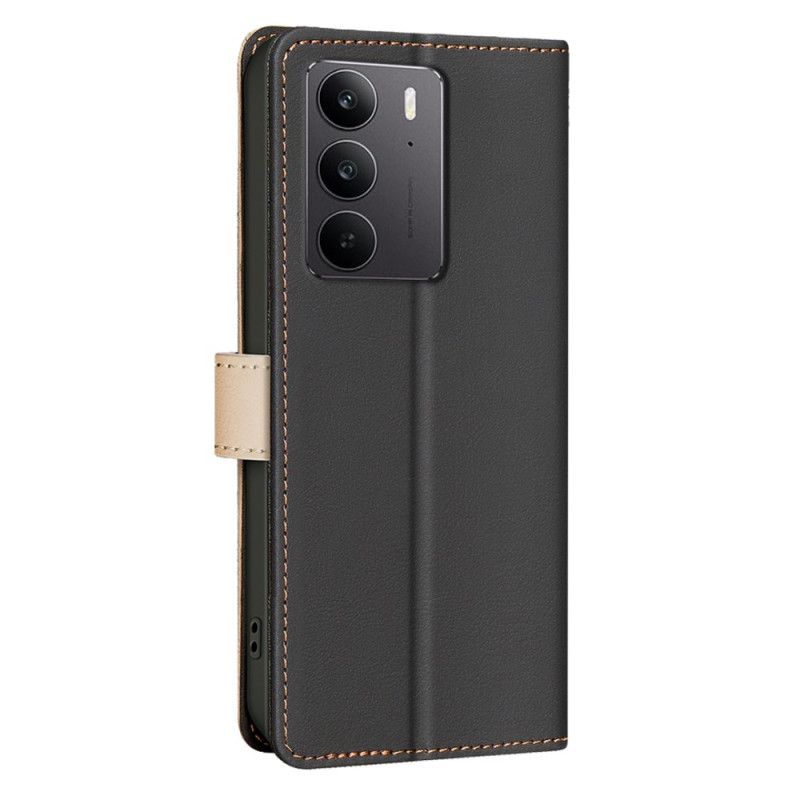 Δερματινη Θηκη Realme C75 Δίχρωμο Binfen Color