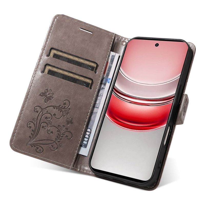 Δερματινη Θηκη Realme C75 Γιγάντιες Πεταλούδες Σιλικόνης