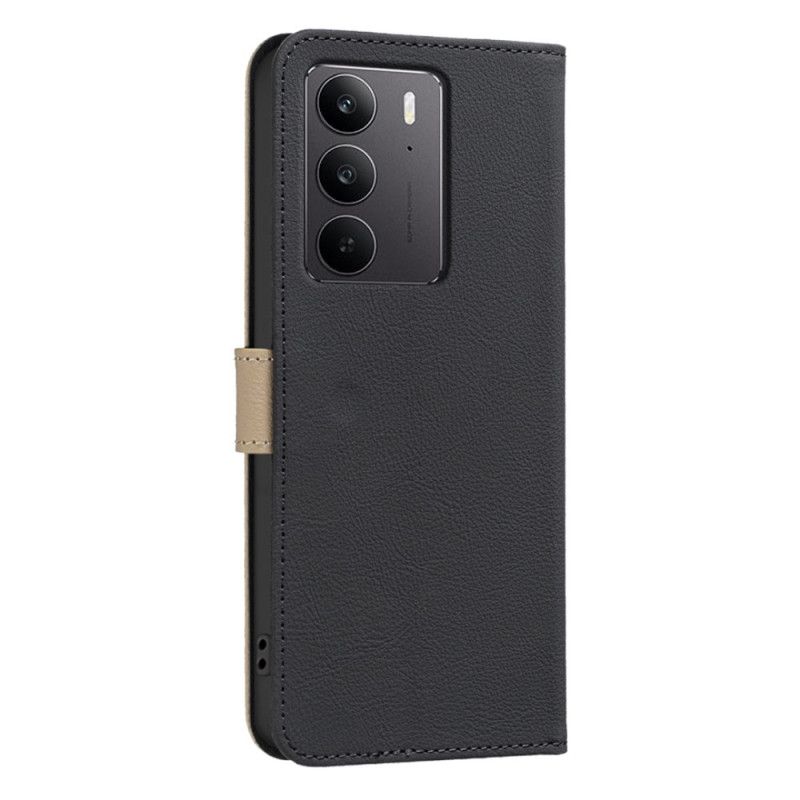 Δερματινη Θηκη Realme C75 Λουλουδάτο Μοτίβο Binfen Color