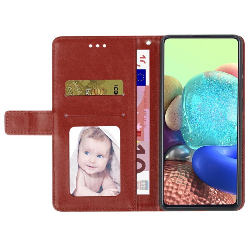 Δερματινη Θηκη Realme C75 Λουράκι Σε Σχήμα Y Σιλικόνης