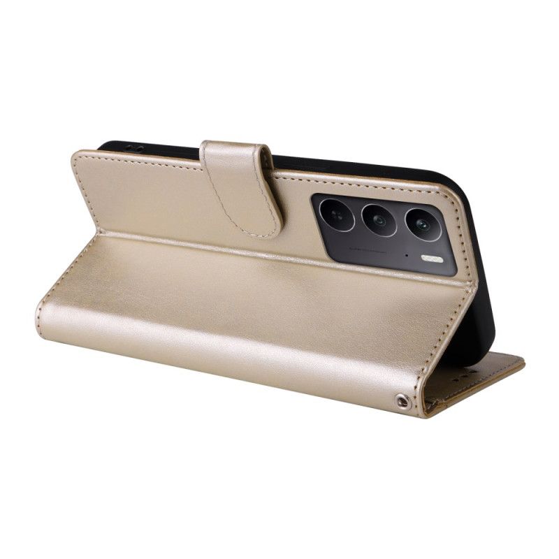 Δερματινη Θηκη Realme C75 Πεταλούδες Και Λουλούδια Σιλικόνης