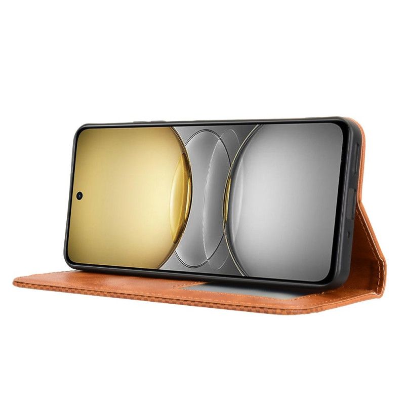 Δερματινη Θηκη Realme C75 Vintage Περίγραμμα Σιλικόνης