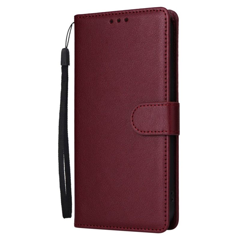 Δερματινη Θηκη Realme Note 60 Απλό Δέρμα Faux Σιλικόνης