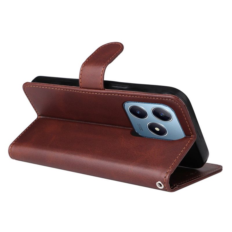 Δερματινη Θηκη Realme Note 60 Απλό Δερμάτινο Εφέ Σιλικόνης