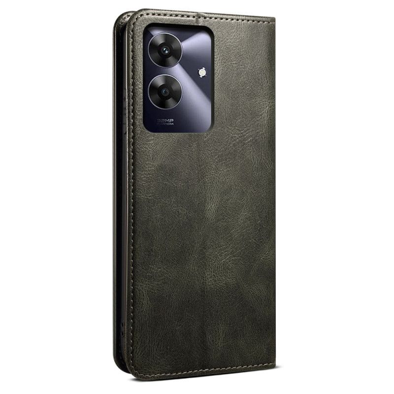 Δερματινη Θηκη Realme Note 60 Κερωμένο Δέρμα Faux