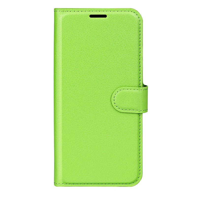 Δερματινη Θηκη Realme Note 60 Κλασικό Δέρμα Lychee Faux Σιλικόνης