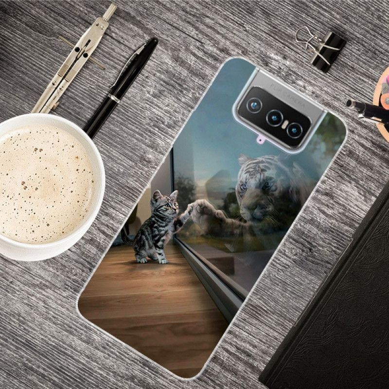 Κάλυμμα Asus Zenfone 7 / 7 Pro Όνειρο Γάτας