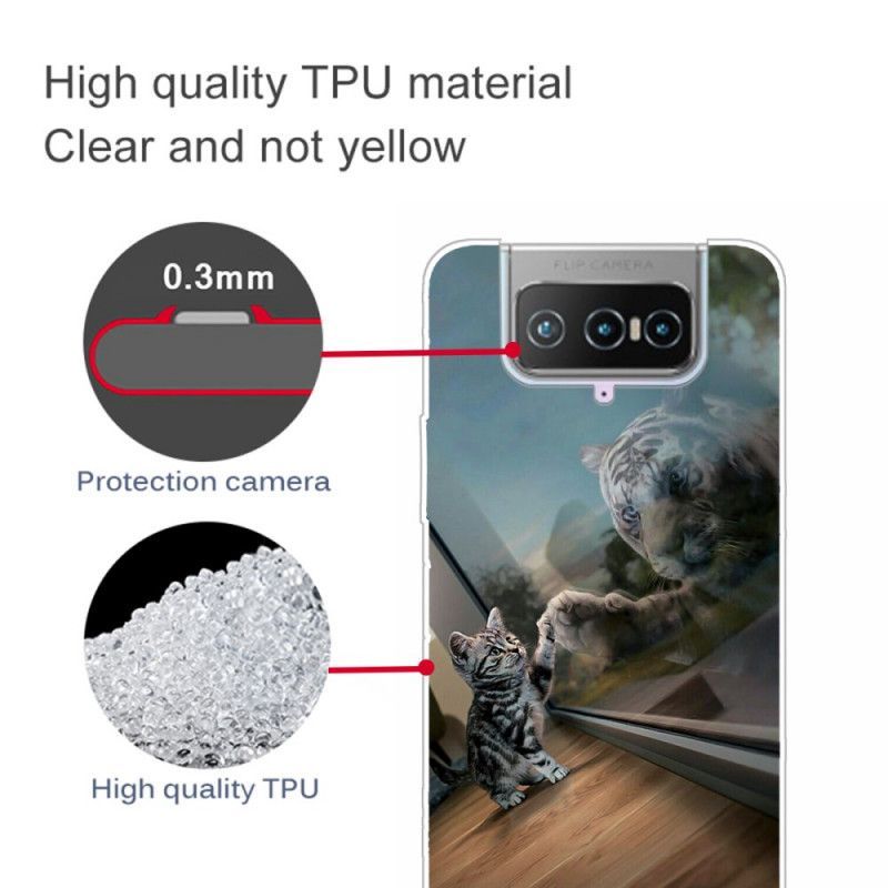 Κάλυμμα Asus Zenfone 7 / 7 Pro Όνειρο Γάτας