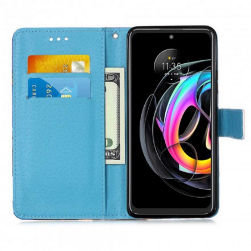 Κάλυμμα Folio Motorola Edge 20 Lite Θήκες Κινητών Ερνέστος Και Προβληματισμός