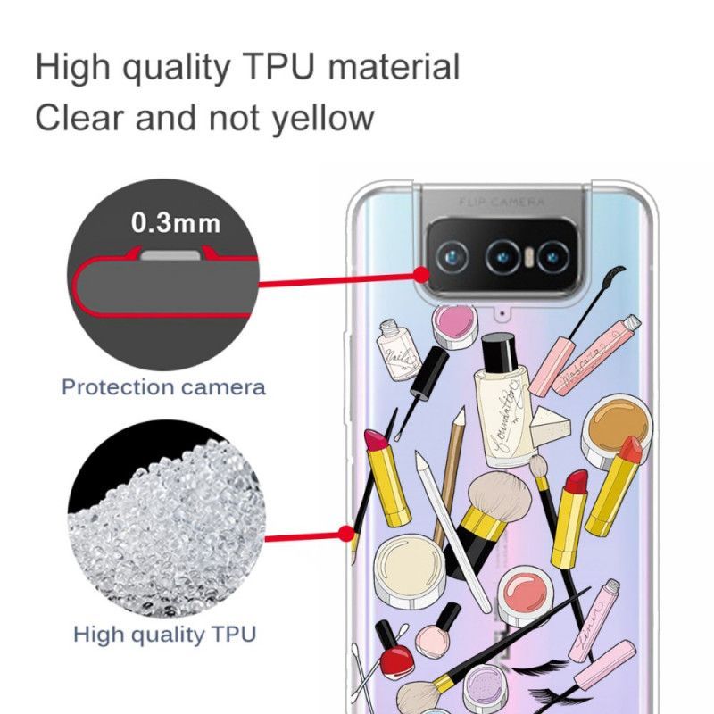 Κάλυμμα Για Asus Zenfone 7 / 7 Pro Μπλούζα Μακιγιάζ