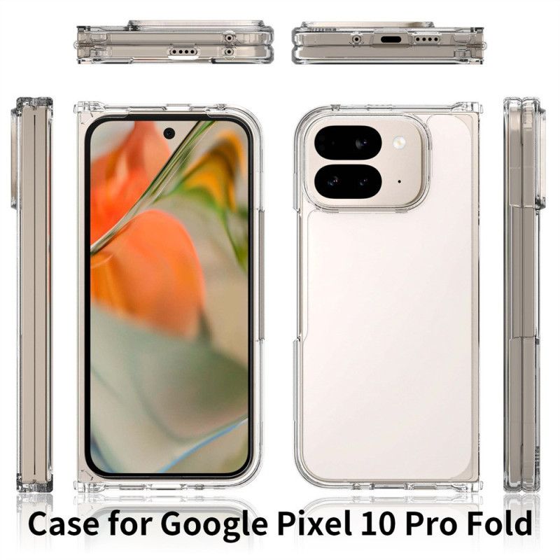 Κάλυμμα Google Pixel 10 Pro Fold Διαφανές Υβριδικό Σιλικόνης