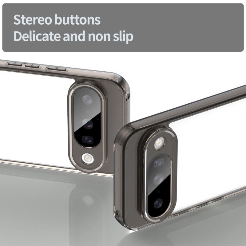 Κάλυμμα Google Pixel 10 / 10 Pro Θήκες Κινητών Διαφανής Με Μεταλλικό Χείλος