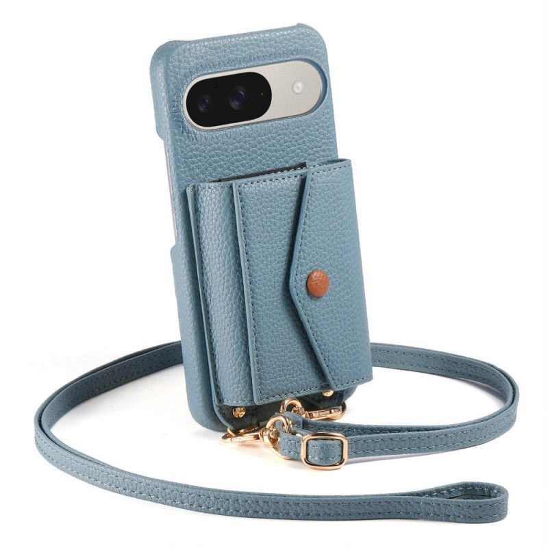 Κάλυμμα Google Pixel 10 / 10 Pro Θήκες Κινητών Θήκη Καρτών Με Καθρέφτη 9 Και Ιμάντα Ώμου