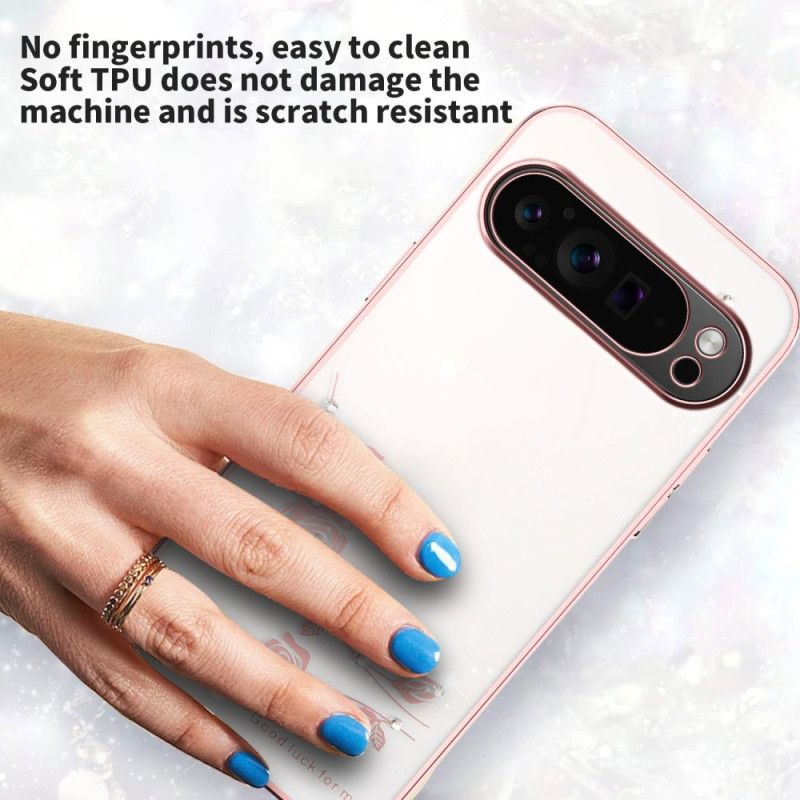 Κάλυμμα Google Pixel 10 Pro Xl Διακόσμηση Με Λουλούδια Και Στρας