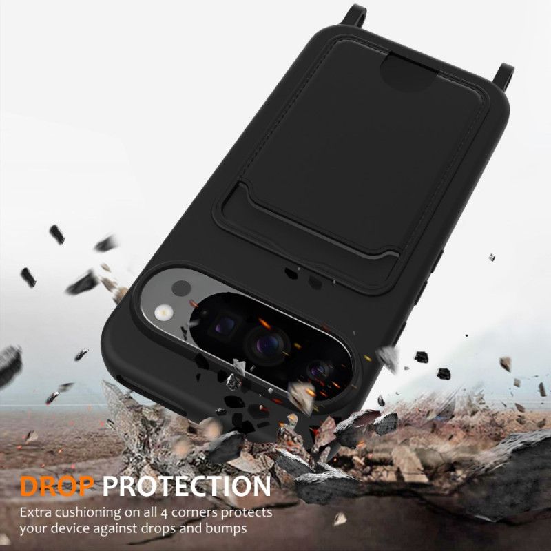 Κάλυμμα Google Pixel 10 Pro Xl Σιλικόνη Με Βάση Καρτών