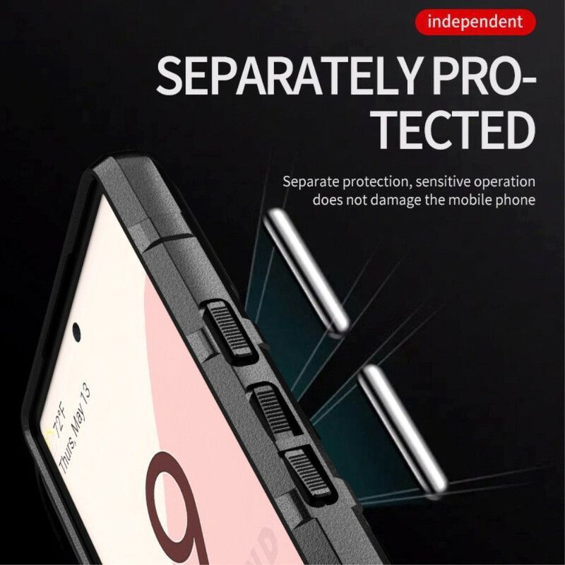 Κάλυμμα Google Pixel 6 Μαύρο Τραχιά Ασπίδα σιλικόνης