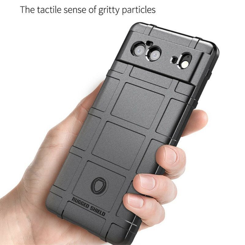 Κάλυμμα Google Pixel 6 Μαύρο Τραχιά Ασπίδα σιλικόνης