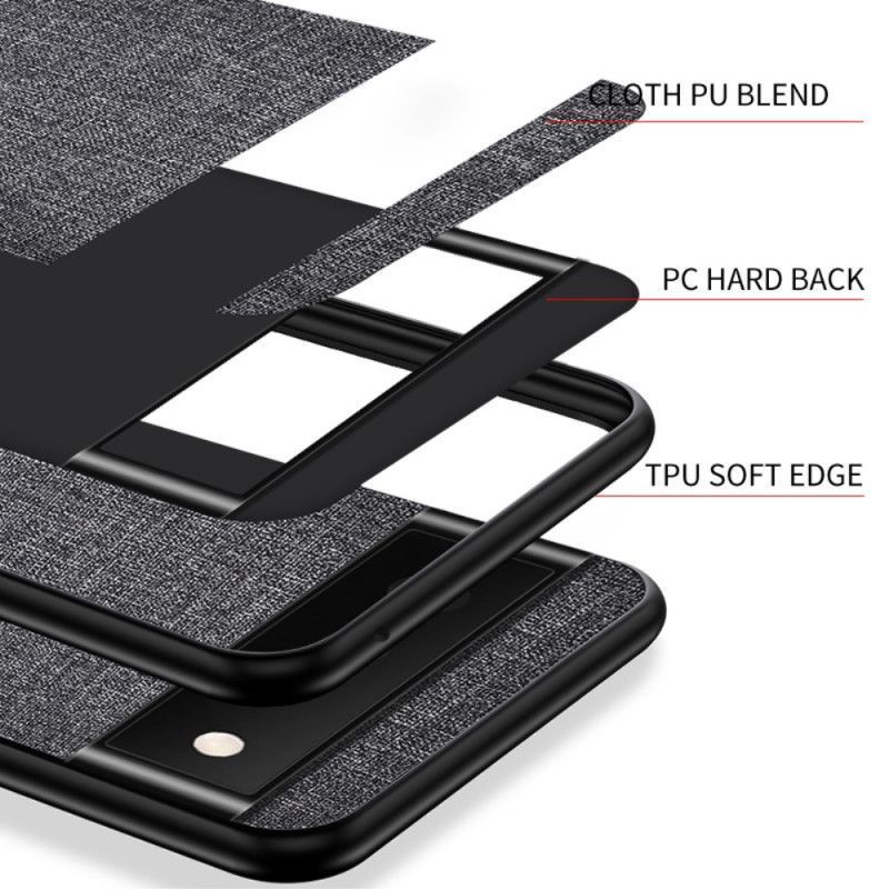 Κάλυμμα Google Pixel 6 Pro Μαύρο Υφή Υφάσματος