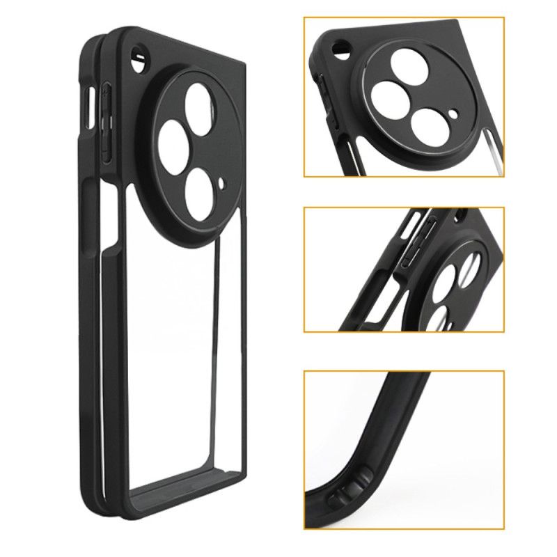 Κάλυμμα Oppo Find N3 Διαφανές Με Μαύρο Περίγραμμα