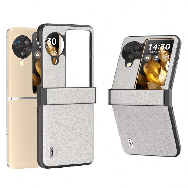 Κάλυμμα Oppo Find N3 Flip Δέρμα Με Υφή Abeel Σιλικόνης