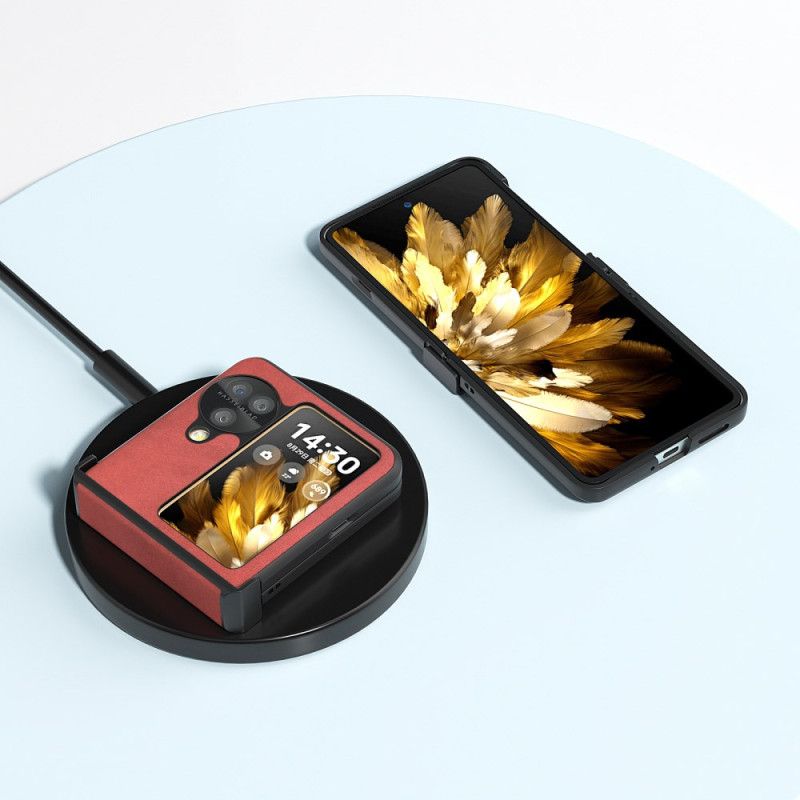 Κάλυμμα Oppo Find N3 Flip Θήκες Κινητών Δερμάτινο Εφέ Abeel