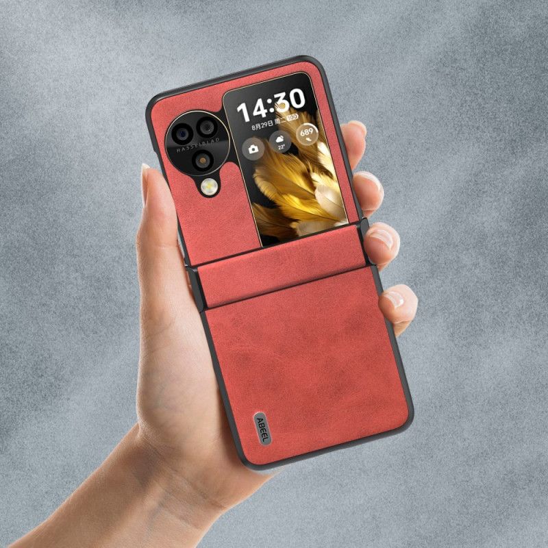 Κάλυμμα Oppo Find N3 Flip Θήκες Κινητών Δερμάτινο Εφέ Abeel