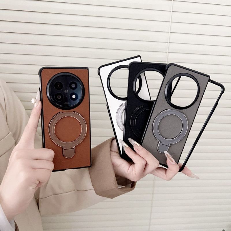 Κάλυμμα Oppo Find N5 Δαχτυλίδι Τεχνητό Δέρμα Βάση Στήριξης