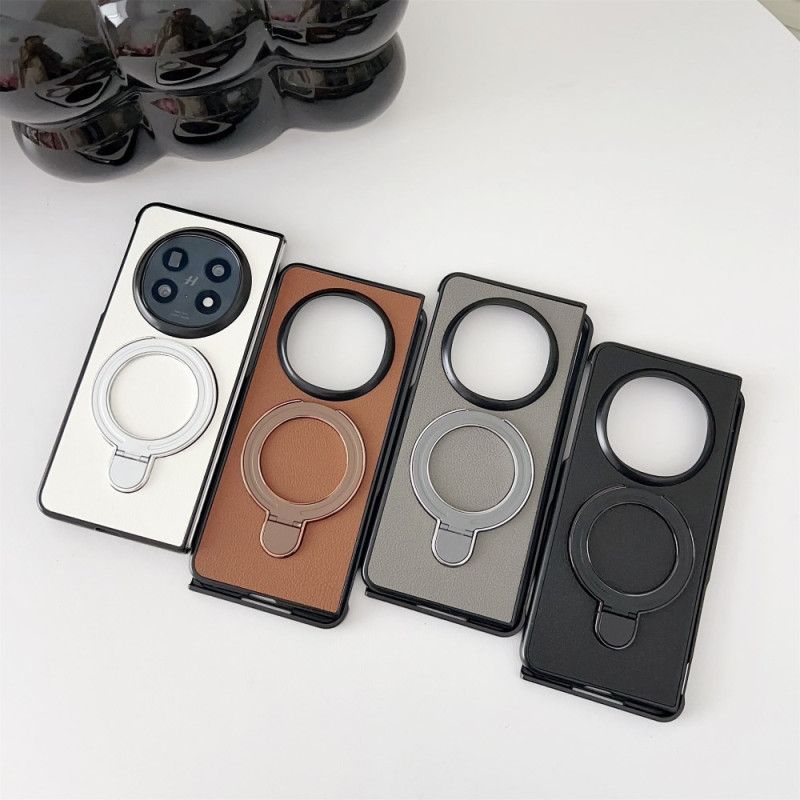 Κάλυμμα Oppo Find N5 Δαχτυλίδι Τεχνητό Δέρμα Βάση Στήριξης