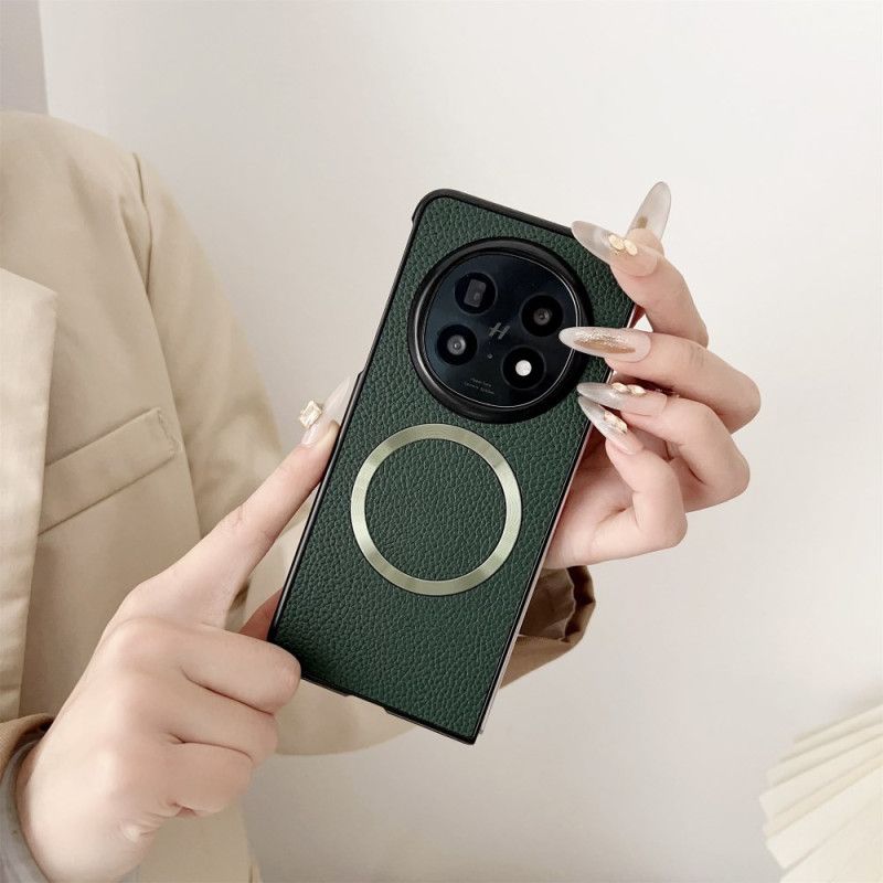 Κάλυμμα Oppo Find N5 Τεχνητό Δέρμα Συμβατό Με Magsafe