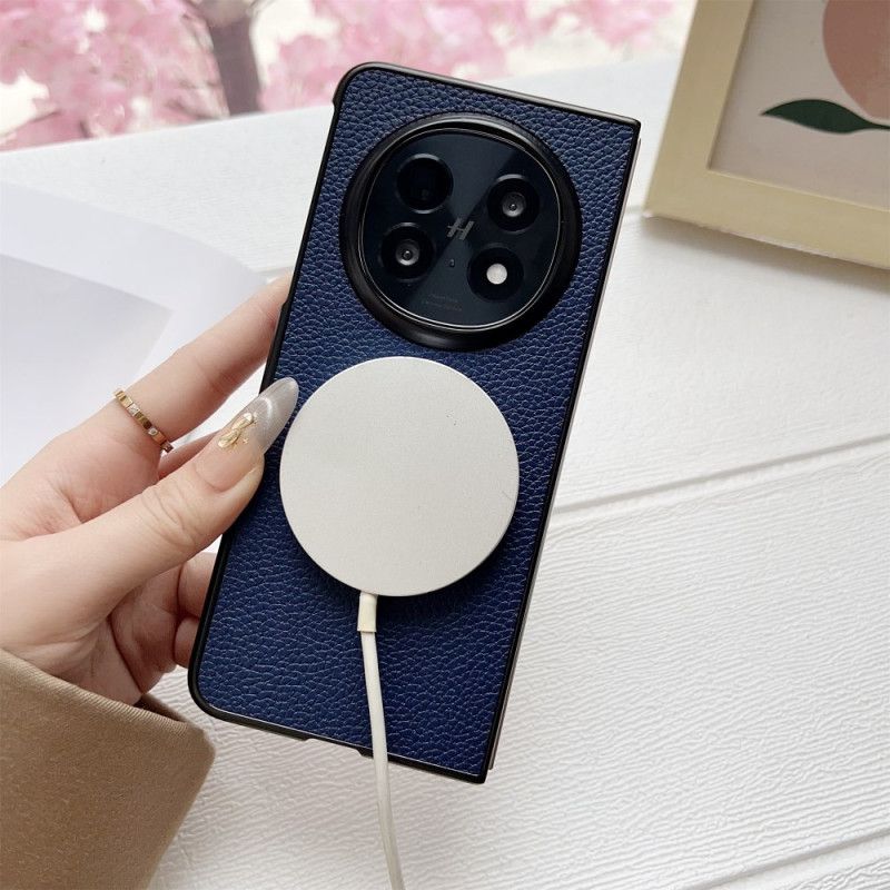 Κάλυμμα Oppo Find N5 Τεχνητό Δέρμα Συμβατό Με Magsafe