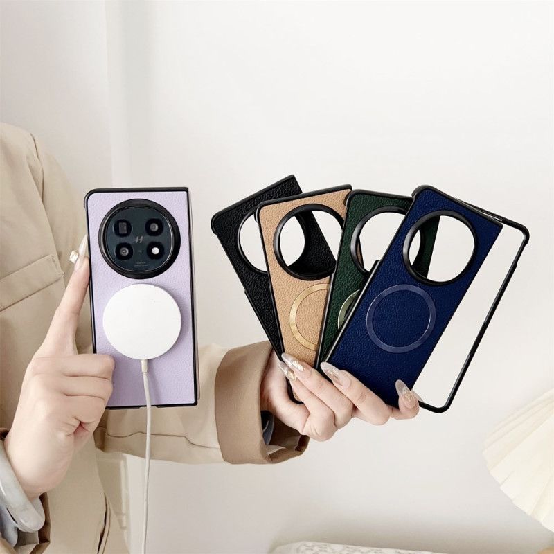 Κάλυμμα Oppo Find N5 Τεχνητό Δέρμα Συμβατό Με Magsafe