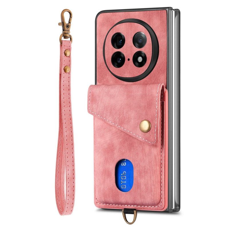 Κάλυμμα Oppo Find N5 Θήκη Καρτών Και Βάση Σιλικόνης