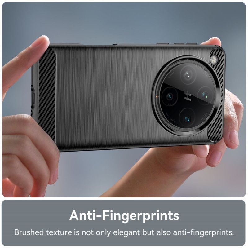 Κάλυμμα Oppo Find X8 Pro Βουρτσισμένο Ανθρακονήματα